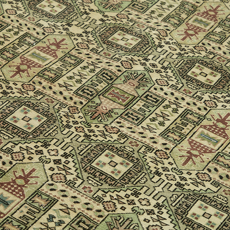 Vintage Turkish Hand-Knotted Rug - 6' 8" x 9' 9" (80" x 117") - K0087367