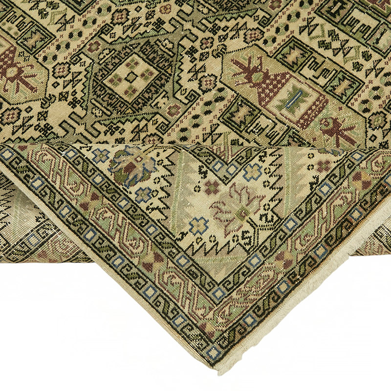 Vintage Turkish Hand-Knotted Rug - 6' 8" x 9' 9" (80" x 117") - K0087367
