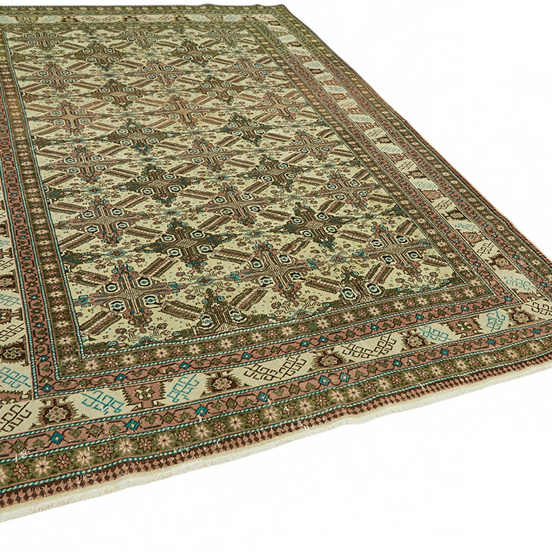 Vintage Turkish Hand-Knotted Rug - 6' 5" x 9' 4" (77" x 112") - K0087368