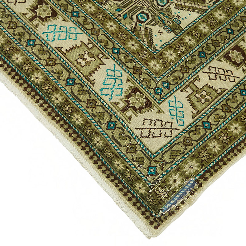 Vintage Turkish Hand-Knotted Rug - 6' 5" x 9' 4" (77" x 112") - K0087368