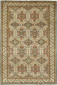 Alfombra Vintage Turca Anudada a Mano - 195 cm x 290 cm