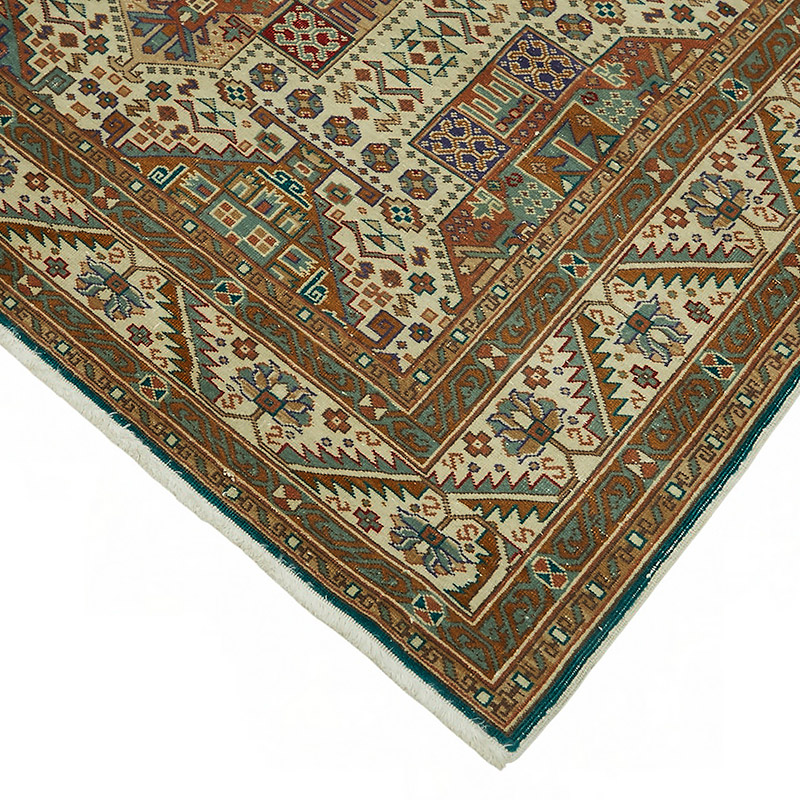 El Dokuma Vintage Halı - K0087369