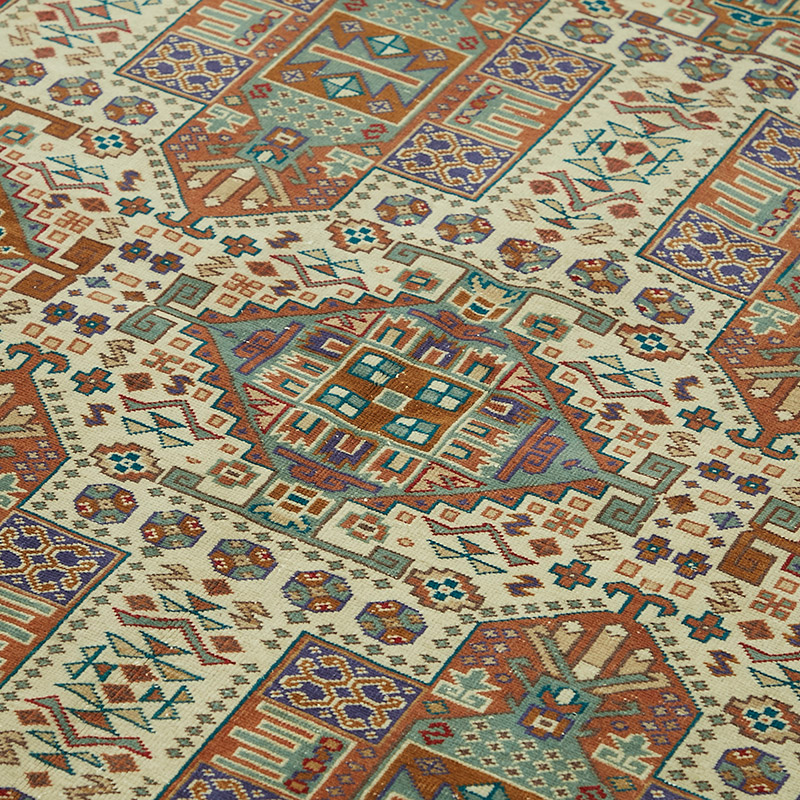 El Dokuma Vintage Halı - K0087369