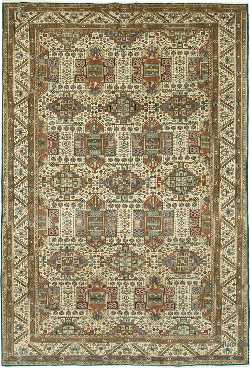 El Dokuma Vintage Halı - K0087369