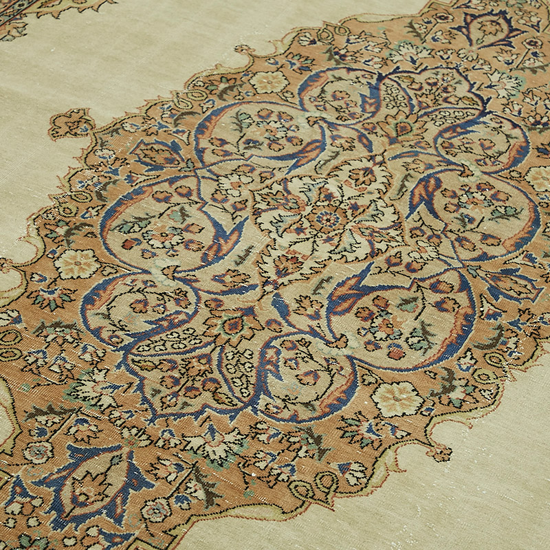 Alfombra Vintage Turca Anudada a Mano - 200 cm x 316 cm - K0087370
