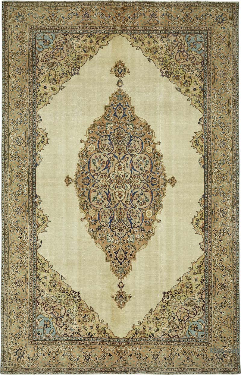 Alfombra Vintage Turca Anudada a Mano - 200 cm x 316 cm - K0087370