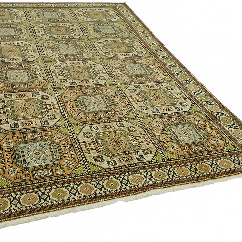 Alfombra Vintage Turca Anudada a Mano - K0087371
