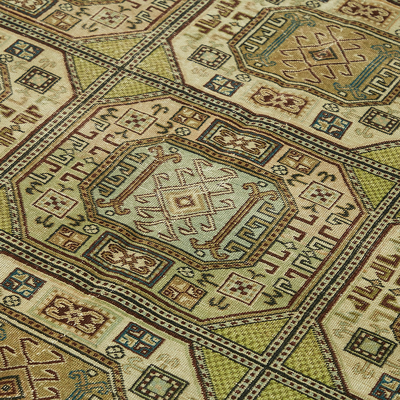 Alfombra Vintage Turca Anudada a Mano - K0087371