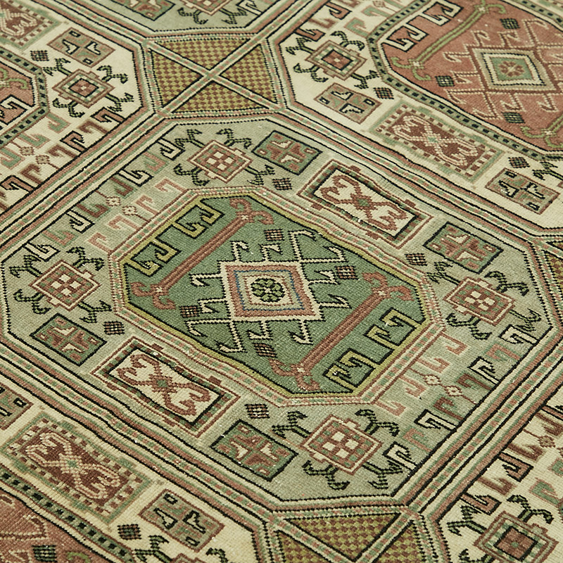 Alfombra Vintage Turca Anudada a Mano - K0087372