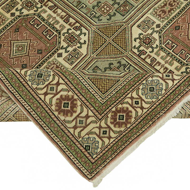 Alfombra Vintage Turca Anudada a Mano - K0087372