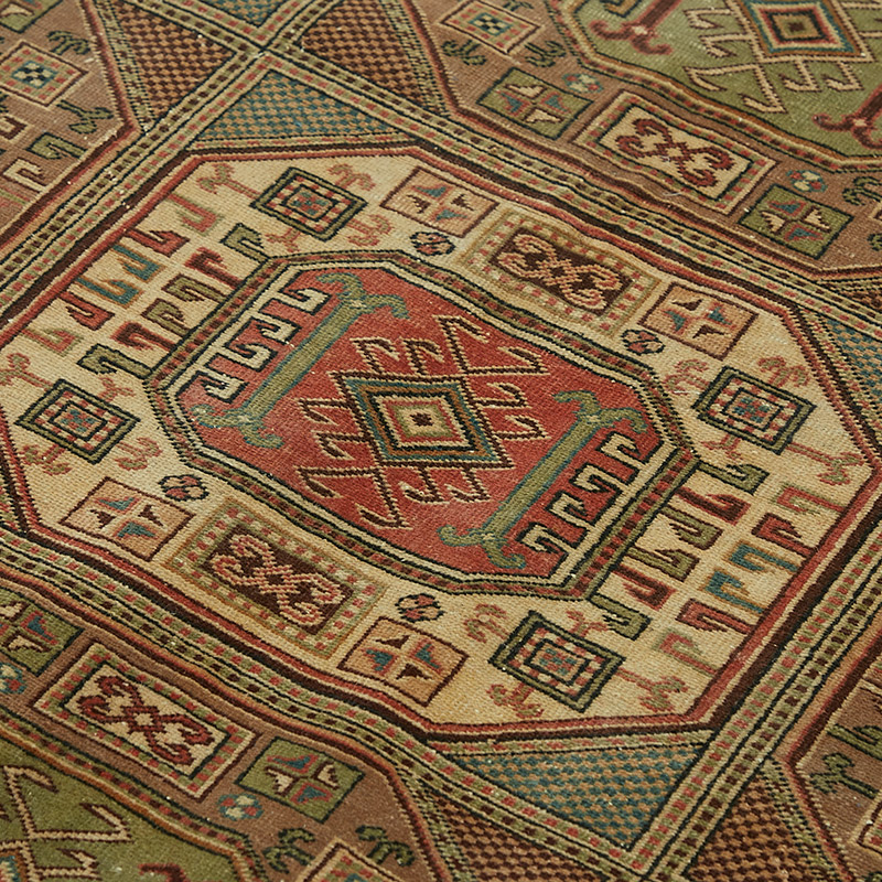 El Dokuma Vintage Halı - K0087375