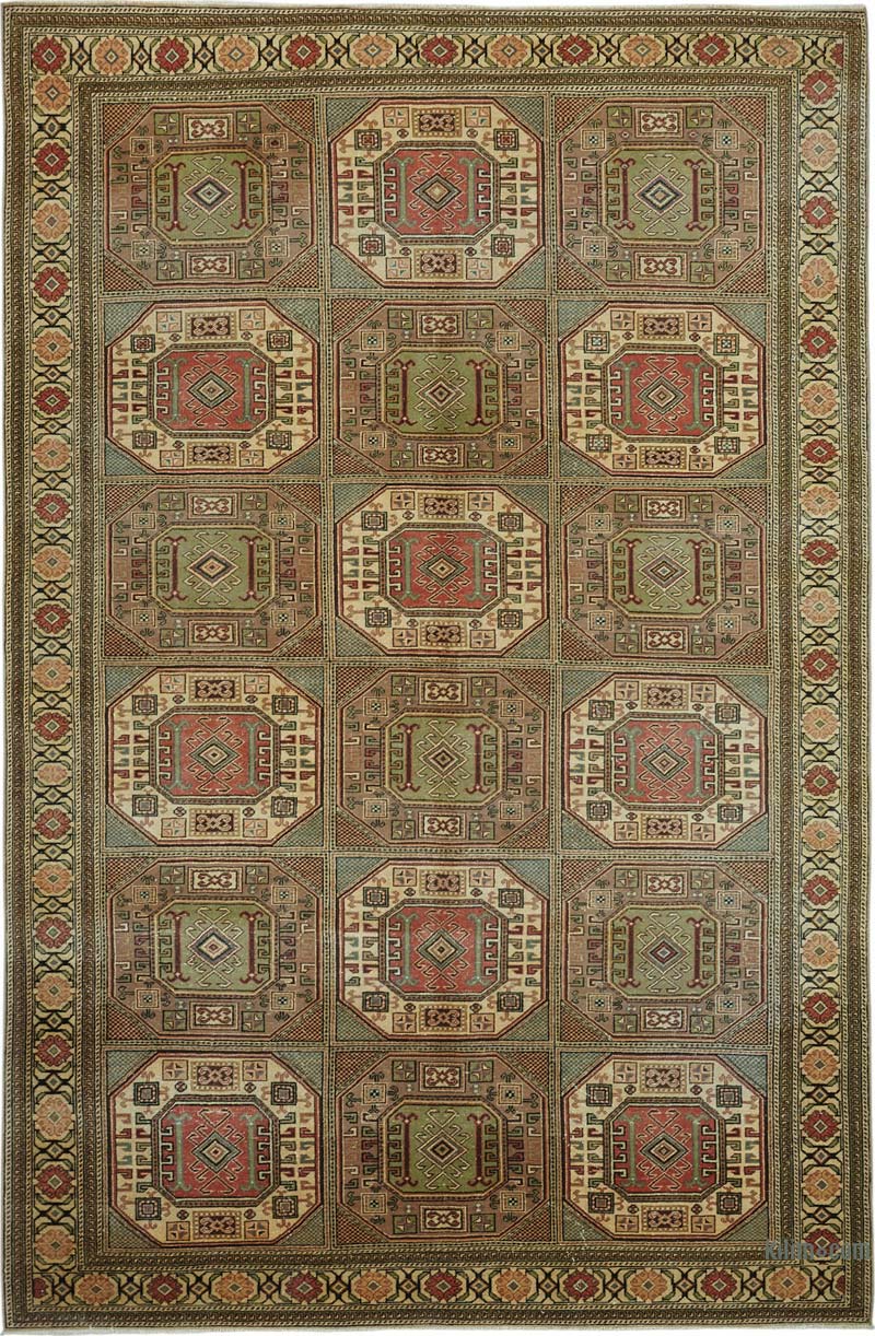 El Dokuma Vintage Halı - K0087375