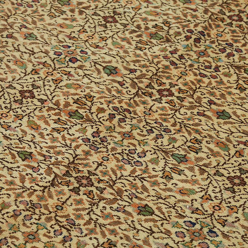Vintage Turkish Hand-Knotted Rug - 6' 5" x 9' 4" (77" x 112") - K0087376