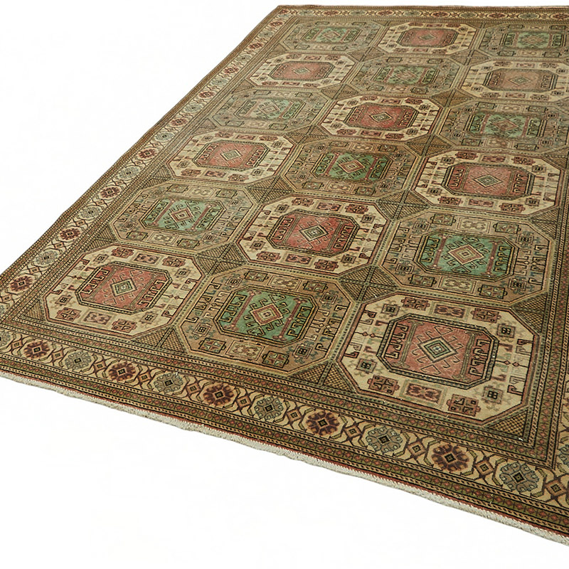 Vintage Turkish Hand-Knotted Rug - 6' 8" x 9' 10" (80" x 118") - K0087378