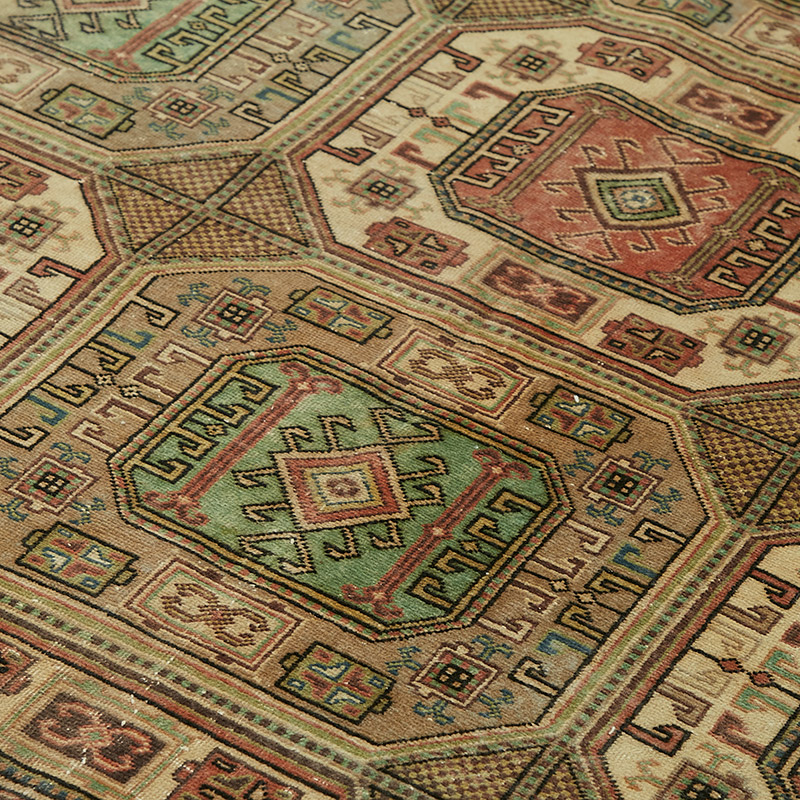 Vintage Turkish Hand-Knotted Rug - 6' 8" x 9' 10" (80" x 118") - K0087378