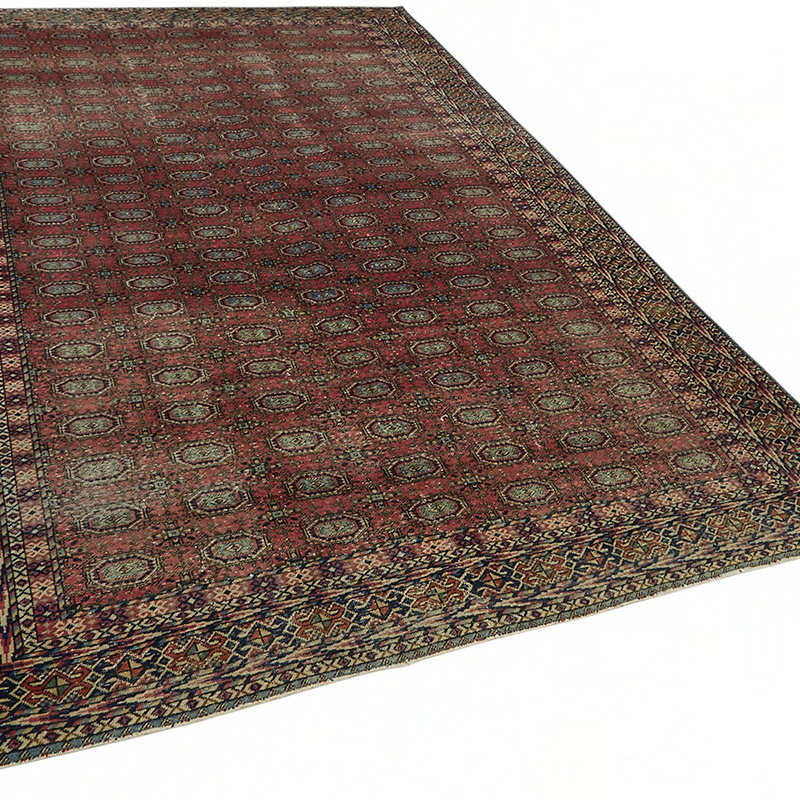 Alfombra Vintage Turca Anudada a Mano - K0087379
