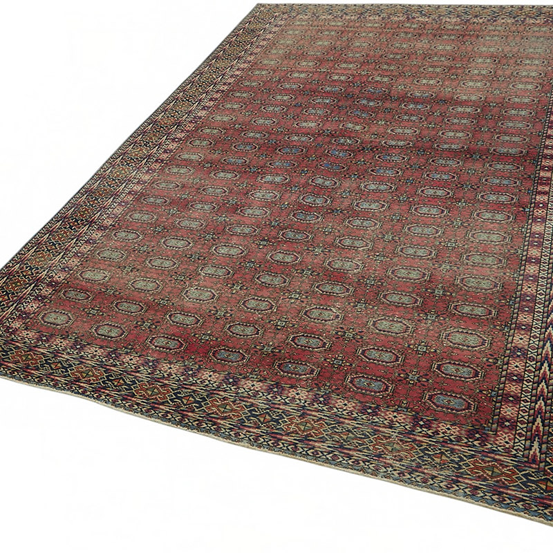 Alfombra Vintage Turca Anudada a Mano - K0087379