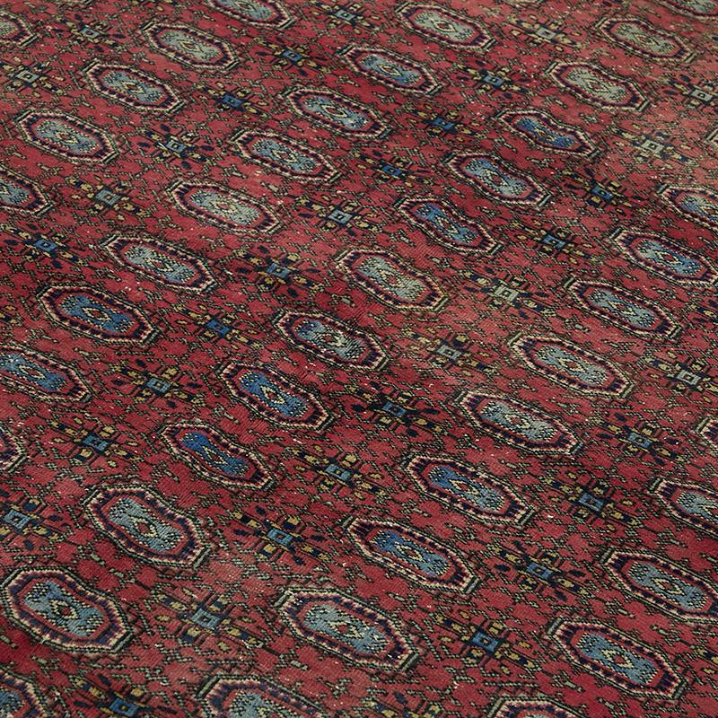 Alfombra Vintage Turca Anudada a Mano - K0087379