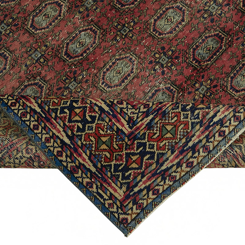 Alfombra Vintage Turca Anudada a Mano - K0087379