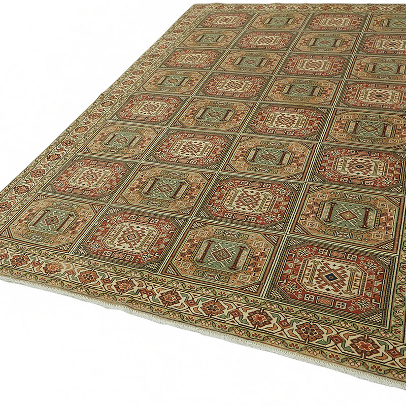 Vintage Turkish Hand-Knotted Rug - 6' 6" x 9' 5" (78" x 113") - K0087380