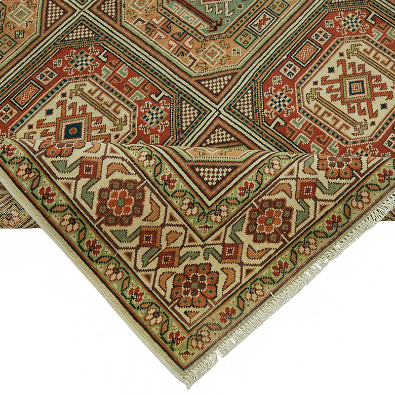 Vintage Turkish Hand-Knotted Rug - 6' 6" x 9' 5" (78" x 113") - K0087380