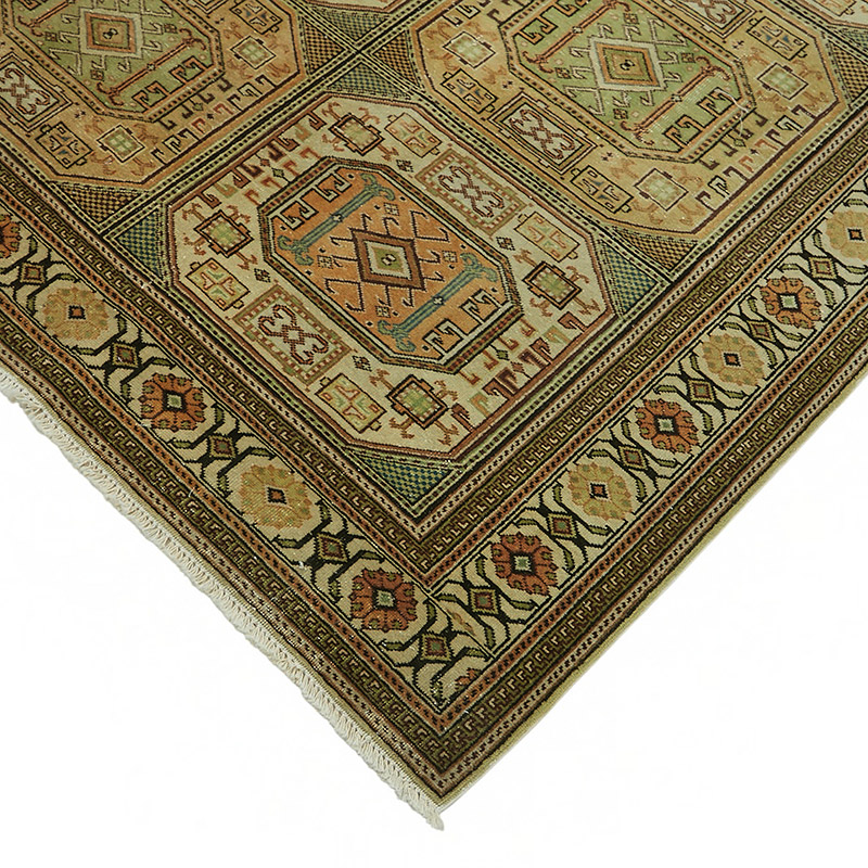 Vintage Turkish Hand-Knotted Rug - 6' 5" x 9' 7" (77" x 115") - K0087381