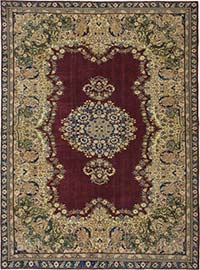 El Dokuma Vintage Halı - 205 cm x 281 cm