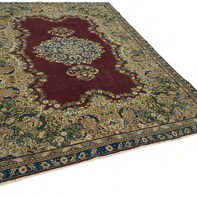 Alfombra Vintage Turca Anudada a Mano - K0087382