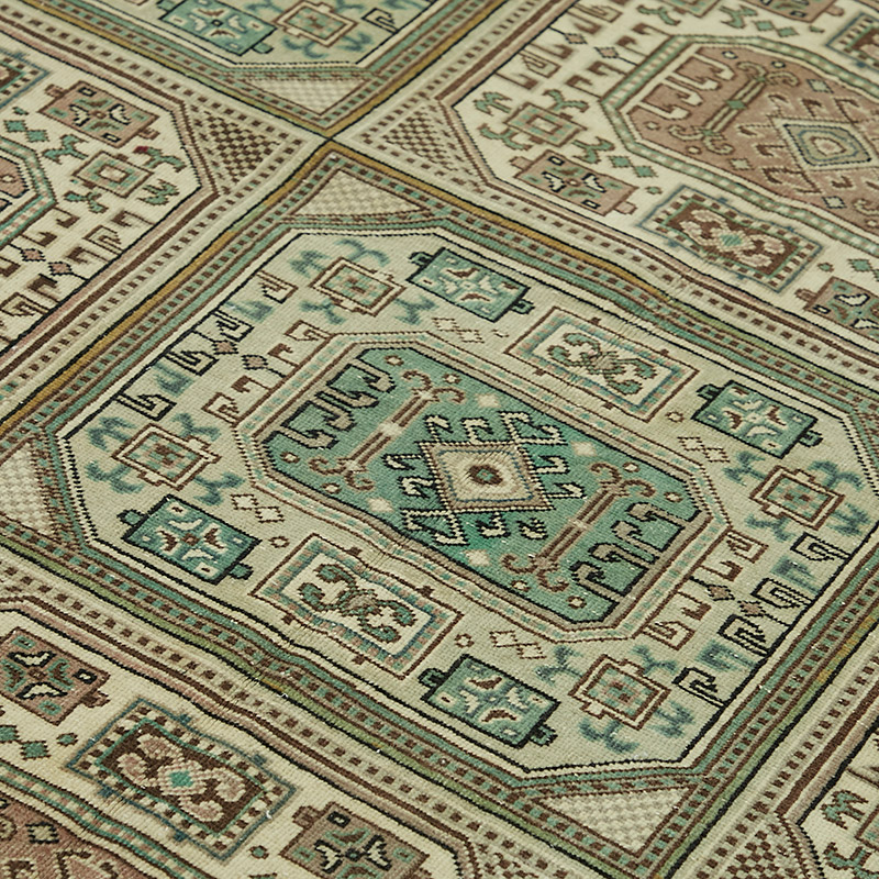 El Dokuma Vintage Halı - K0087383