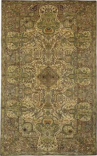 Vintage Turkish Hand-Knotted Rug - 6' 4" x 10' 4" (76" x 124")