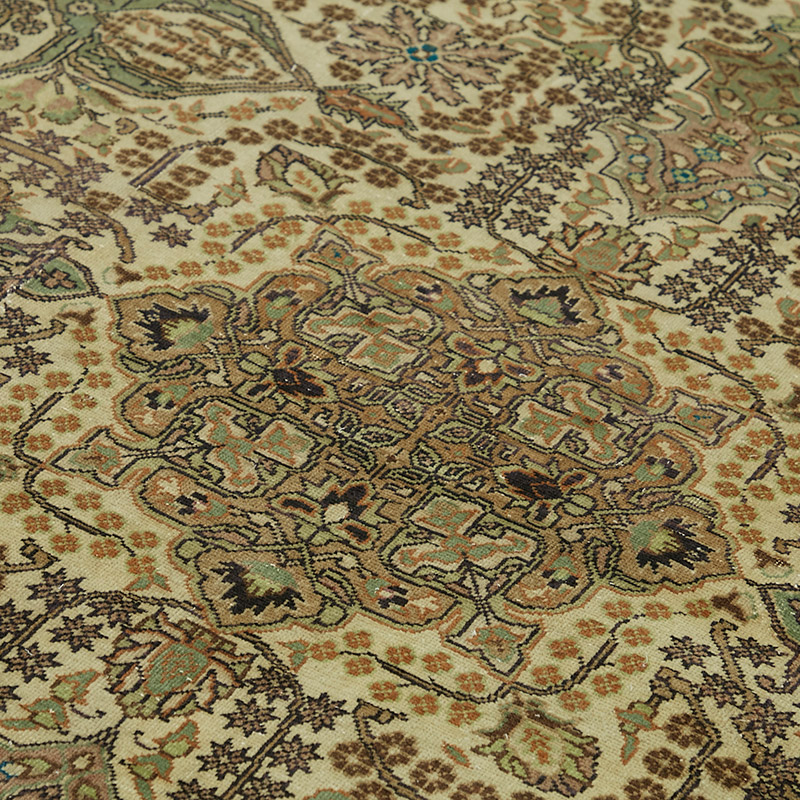 Alfombra Vintage Turca Anudada a Mano - K0087384