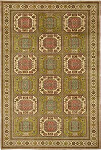 Vintage Turkish Hand-Knotted Rug - 6' 5" x 9' 8" (77" x 116")