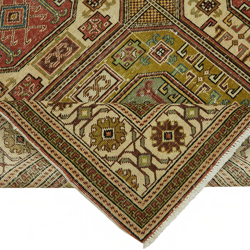 Vintage Turkish Hand-Knotted Rug - 6' 5" x 9' 8" (77" x 116") - K0087385