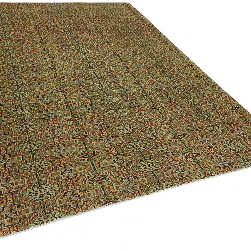 Vintage Turkish Hand-Knotted Rug - 6' 4" x 9' 5" (76" x 113") - K0087386