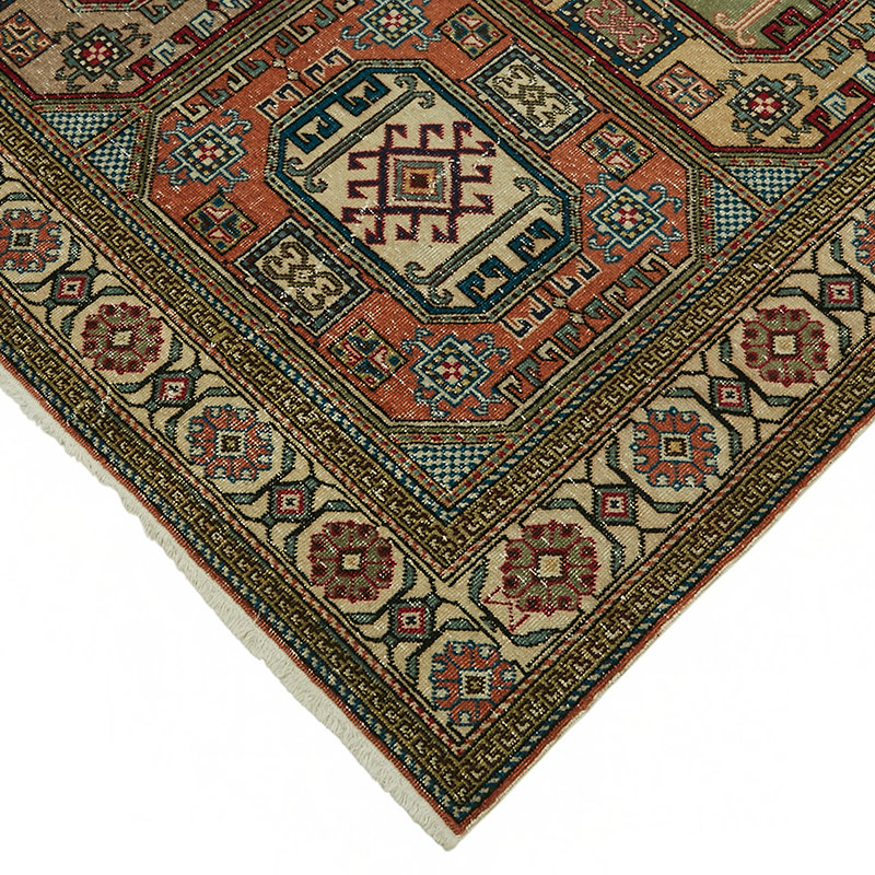 Alfombra Vintage Turca Anudada a Mano - K0087388