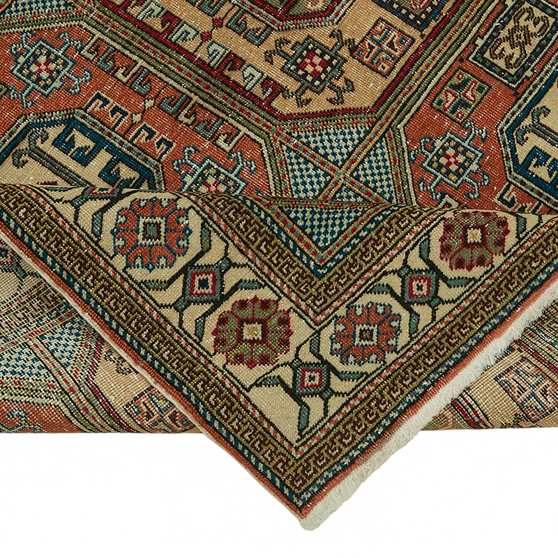 Alfombra Vintage Turca Anudada a Mano - K0087388