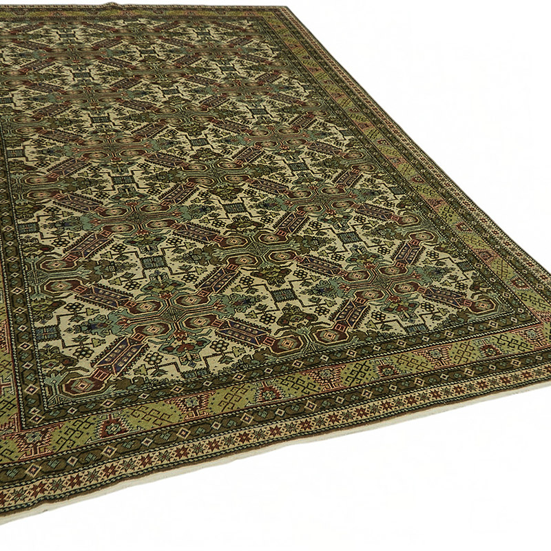 Vintage Turkish Hand-Knotted Rug - 6' 5" x 9' 2" (77" x 110") - K0087389