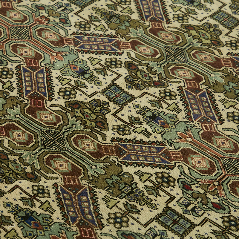 Vintage Turkish Hand-Knotted Rug - 6' 5" x 9' 2" (77" x 110") - K0087389