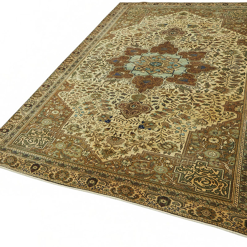 Vintage Turkish Hand-Knotted Rug - 5' 10" x 9' 3" (70" x 111") - K0087390