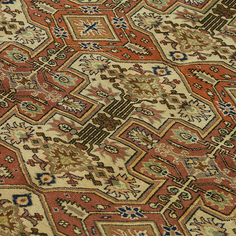 Alfombra Vintage Turca Anudada a Mano - K0087391