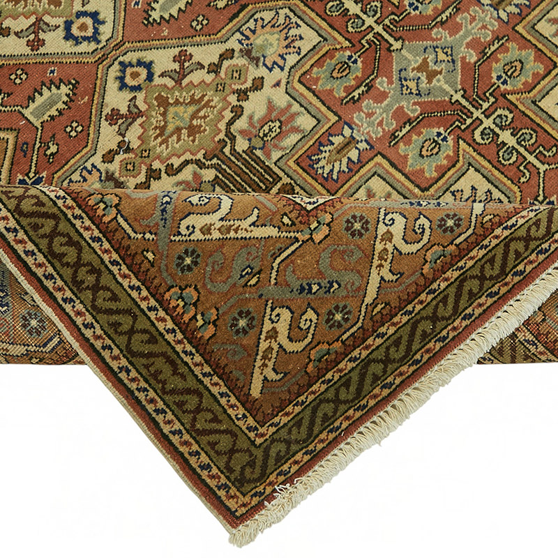 Alfombra Vintage Turca Anudada a Mano - K0087391