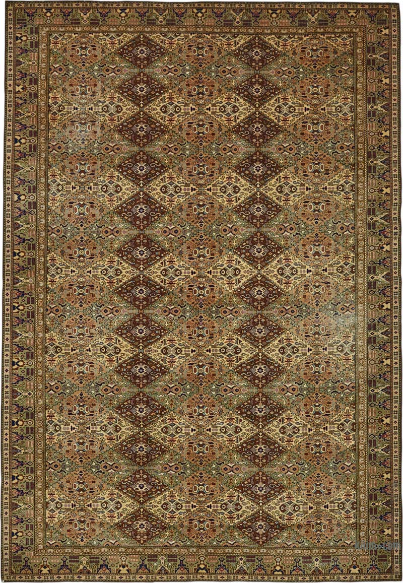 Alfombra Vintage Turca Anudada a Mano - 233 cm x 340 cm - K0087392