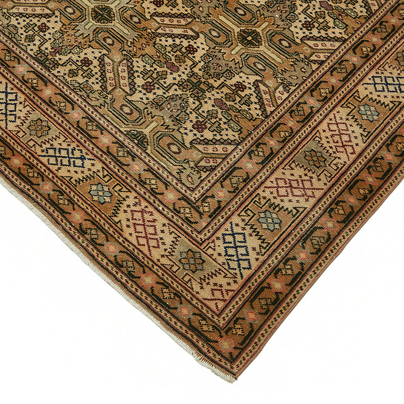 Alfombra Vintage Turca Anudada a Mano - 194 cm x 290 cm - K0087393