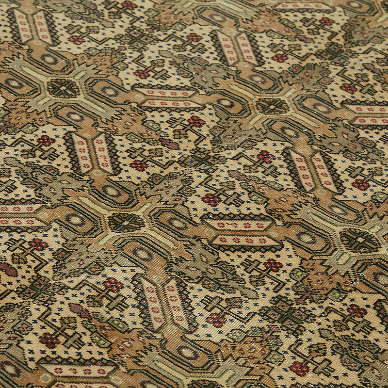 Alfombra Vintage Turca Anudada a Mano - 194 cm x 290 cm - K0087393