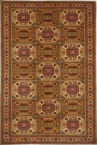 Vintage Turkish Hand-Knotted Rug - 6' 5" x 9' 8" (77" x 116")