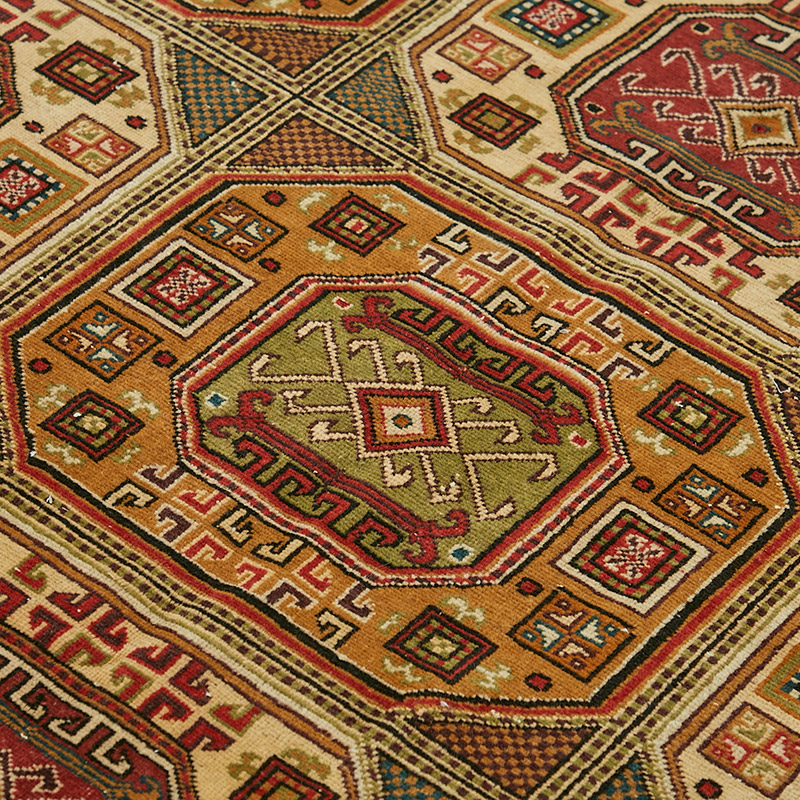 El Dokuma Vintage Halı - K0087394