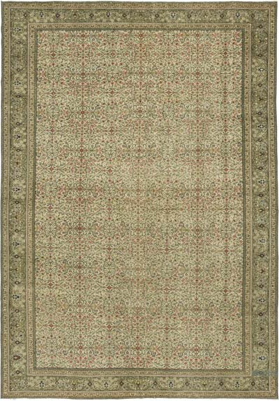 Alfombra Vintage Turca Anudada a Mano - 246 cm x 354 cm