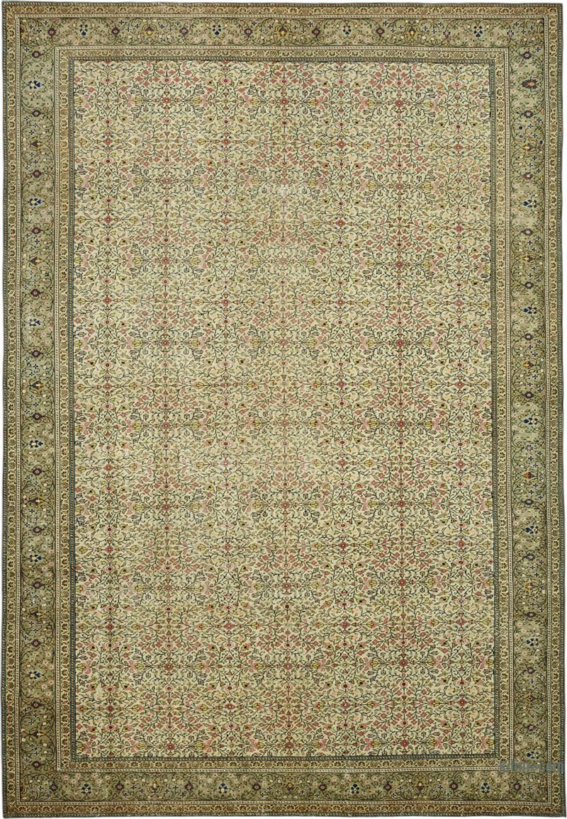 El Dokuma Vintage Halı - 246 cm x 354 cm - K0087395