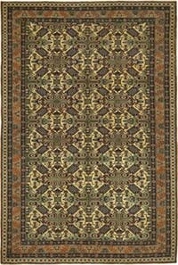 El Dokuma Vintage Halı - 197 cm x 293 cm
