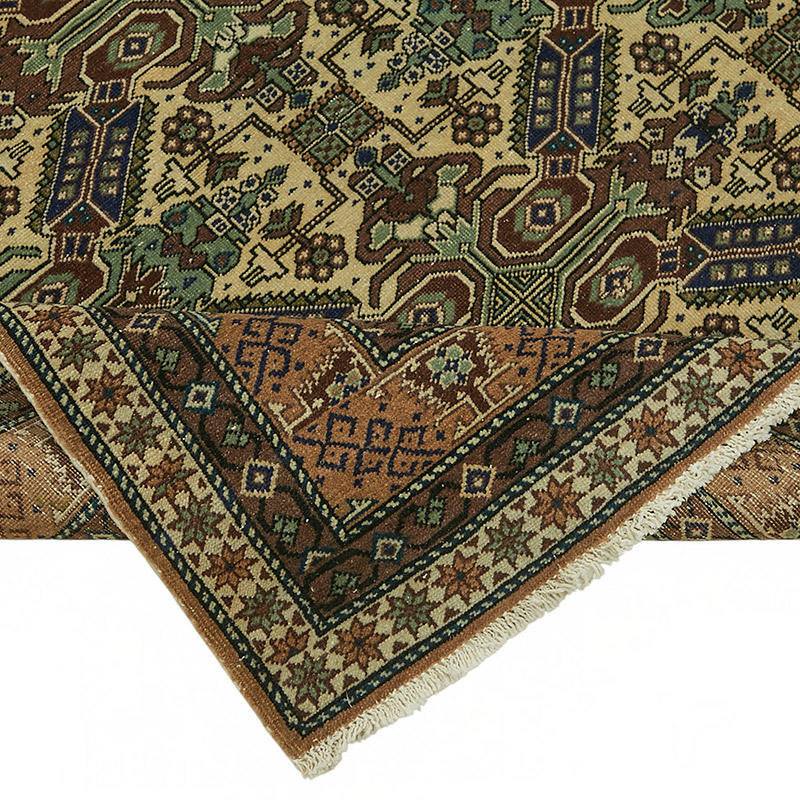 Alfombra Vintage Turca Anudada a Mano - K0087396